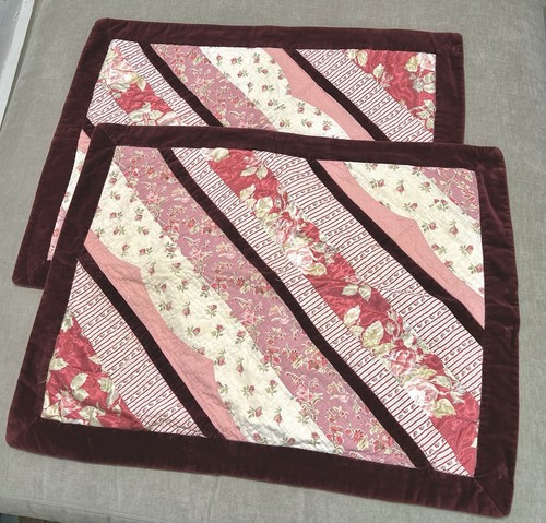 Vtg quilted pillow - pillow, shams