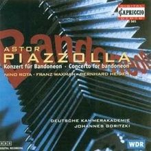 Konzert für bandoneon - konzert, by