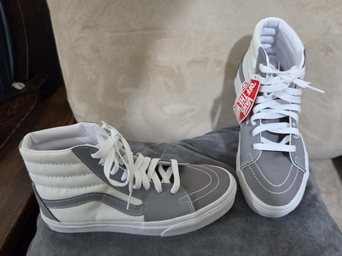 Vans sk8 silver white - sk8-hi, /