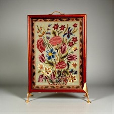 Vintage Wooden Fire Screen