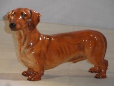 Royal Doulton Vintage Porcelain Figurine Daschund Dog Model HN 1140 16cms Long