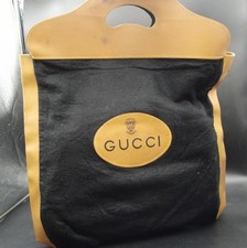 Gucci Black Velvet Tote Bag