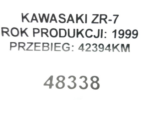 Kawasaki engine - kawasaki, zr-7