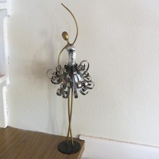 Metal Ballet Dancer Ornament/Figurine