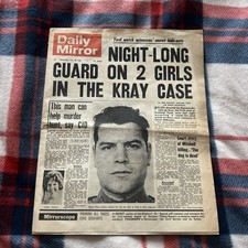 Kray Twins Dog Is Dead  Frank Mitchell Mirror June 26 1968 Original Newspaper