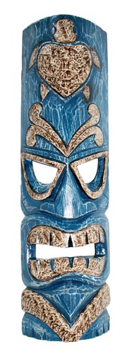 Tiki mask wooden - mask,
