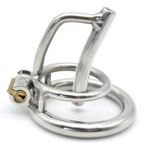 Male stainless steel chastity - stainless,