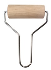 Wooden Clay Roller Rolling Pin With Handle Pottery Ceramic Potters Tool