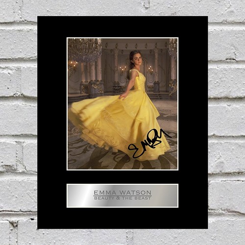 Emma watson signed photo - emma,