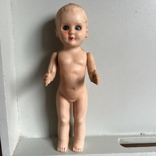 Vintage Rosebud Standing Doll