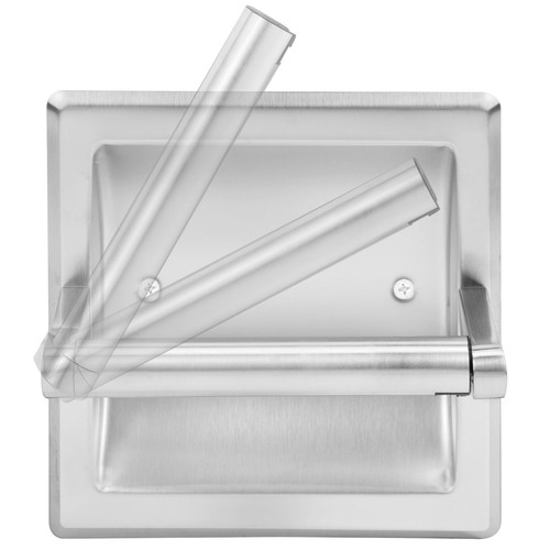 Recessed toilet paper holder - recessed,