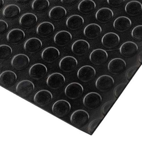 Garage rubber circular stud - garage,