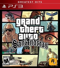 GRAND THEFT AUTO SAN ANDREAS PS3 GAME