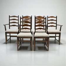 6 Ercol Dining Chairs 1970s