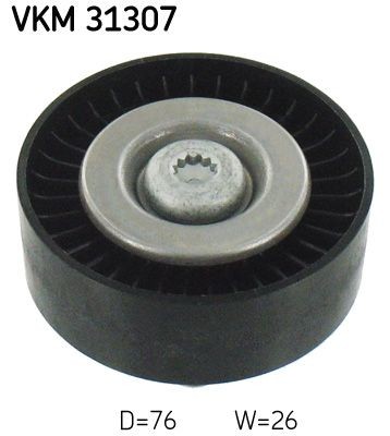 Ribbed belt deflection guide - v-ribbed,