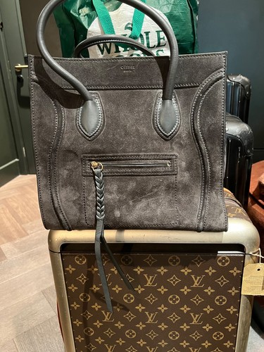 Celine dark grey suede phantom - celine,