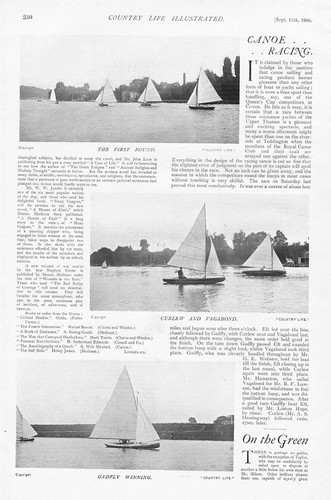 Canoe racing the - canoe, on