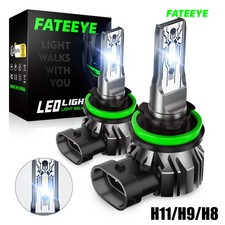 For Toyota Prius 2009-2015 H11 Car LED Headlight Bulbs Bright White Low Beam Kit