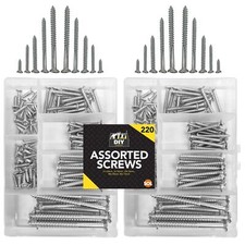 220PK Assorted Wood Screws