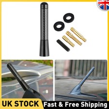 3" 8cm Black Car Mini Stubby Roof Aerial Bee Sting Mast Antenna Ariel Aluminum