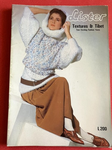 Vintage 1980 lister - lister, knitting