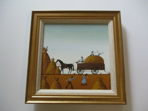 American folk art painting - american,