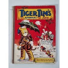 Vintage - Tiger Tim's Annual 1954 By Amalgamated Press Picture And Story Book