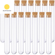 15PCS Test Tubes,Clear Plastic