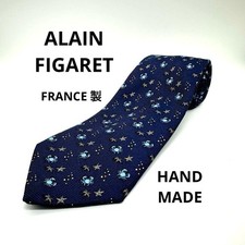 Handmade Alain Figaret Silk Necktie French Classic 573017 Used