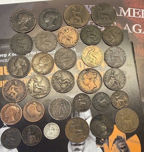 Lot british bronze and - lot, of