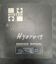 HYSTER SERVICE REPAIR MANUAL