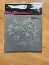 Altenew Camelia Whispers Botanical 3D flower Embossing folder 6" square unopened