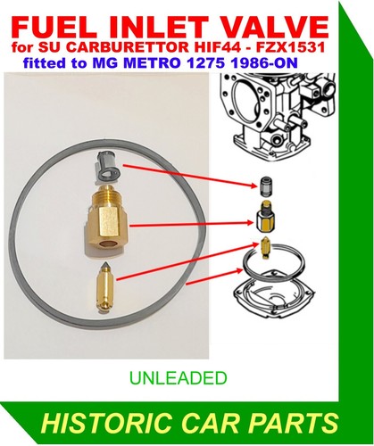 Fuel inlet valve seal - valve, for