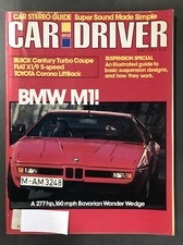 CAR AND DRIVER MAGAZINE-JUNE 1979-BMW M1-BUICK CENTURY-FIAT X1-TOYOTA CORONA