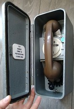 VINTAGE INDUSTRIAL ALUMINIUM PLESSEY RAILWAY SHIPS POWER STATION FACTORY PHONE