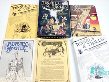 Tunnels and Trolls by Flying Buffalo 1982 . Fantasy RPG - Boxed Set. No rulebook