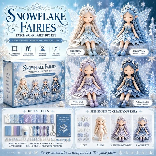 Fairy patchwork diy - fairy,