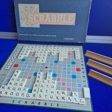 Scrabble Board Game 1960s