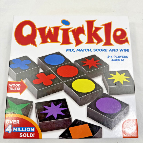 Qwirkle board game family - qwirkle,