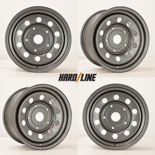 4x 16" x 8 steel wheels fit to