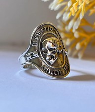 Memento Mori Skull Ring 925