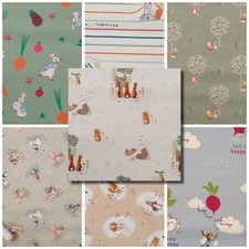 PETER RABBIT COTTON FABRIC RANGE * Quilting * Craft * Dressmaking * 100% Orga...