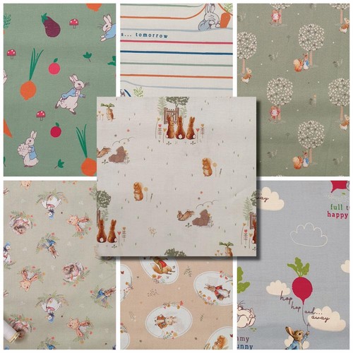 Peter rabbit cotton fabric - peter,
