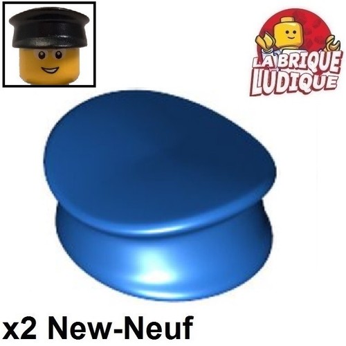 Lego minifig headgear cap - 2x,