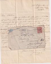 WW1 Letter August 1918 Maida