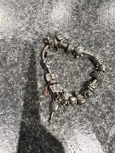 Pandora silver bracelet 17 - pandora,