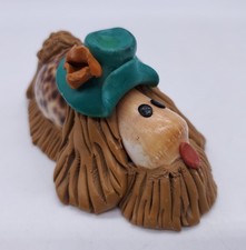 Vintage Dougal Magic Roundabout Shell & Clay Figure BBC 1970s Handmade 4.5"