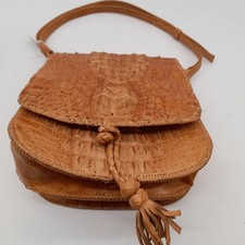 Crocodile Real Hornback Skin Handbag (#H1/19)