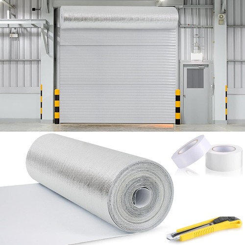 Roll garage door - up, insulation