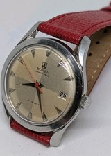 Vintage Buren Grand Prix 21J Date Manual Gents Watch. Working and keeping time.